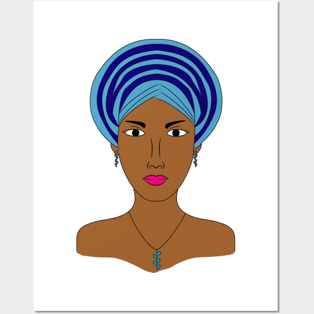 African Woman Wall Art by Artistic April